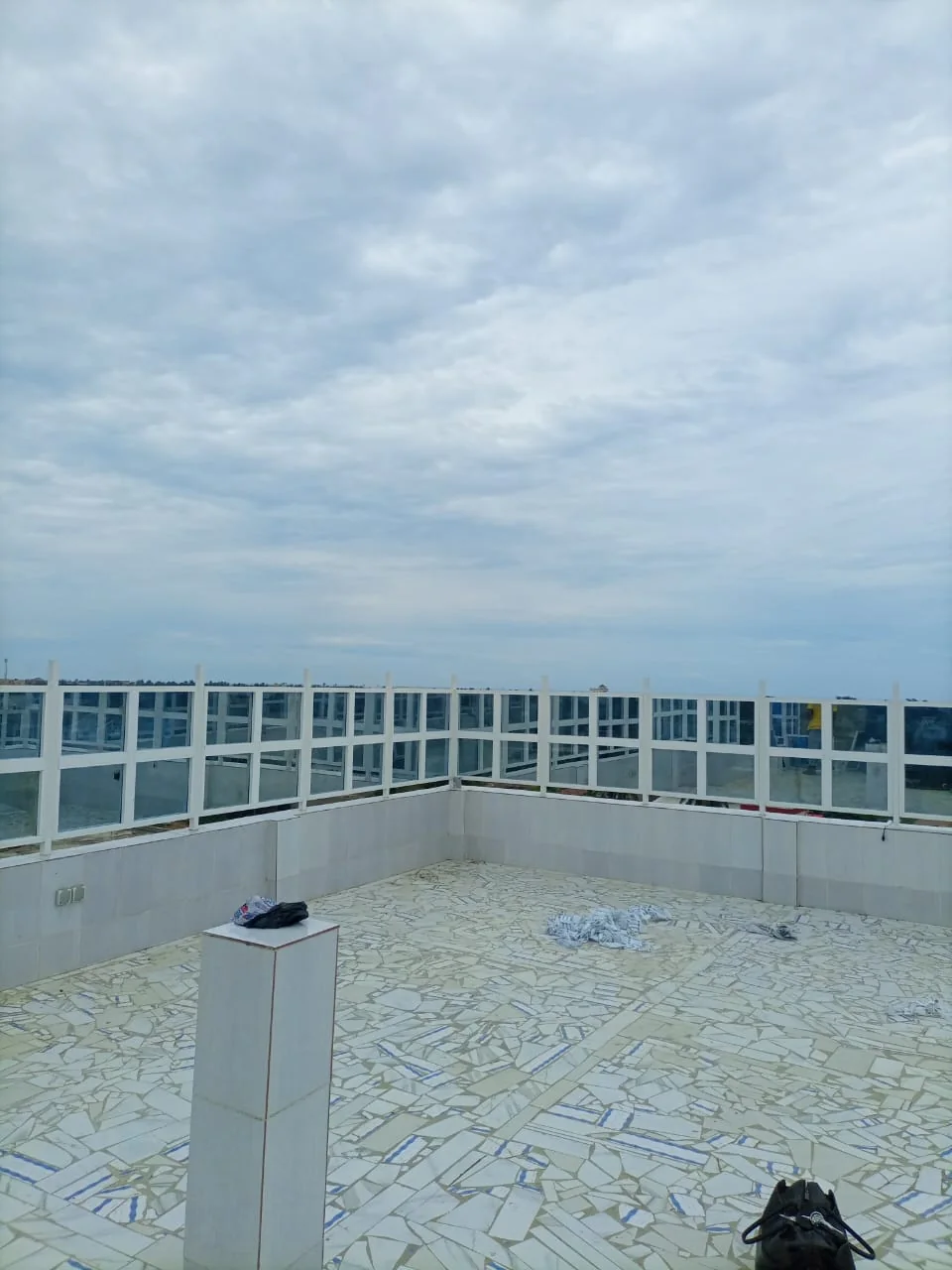 Aluminium stair railing